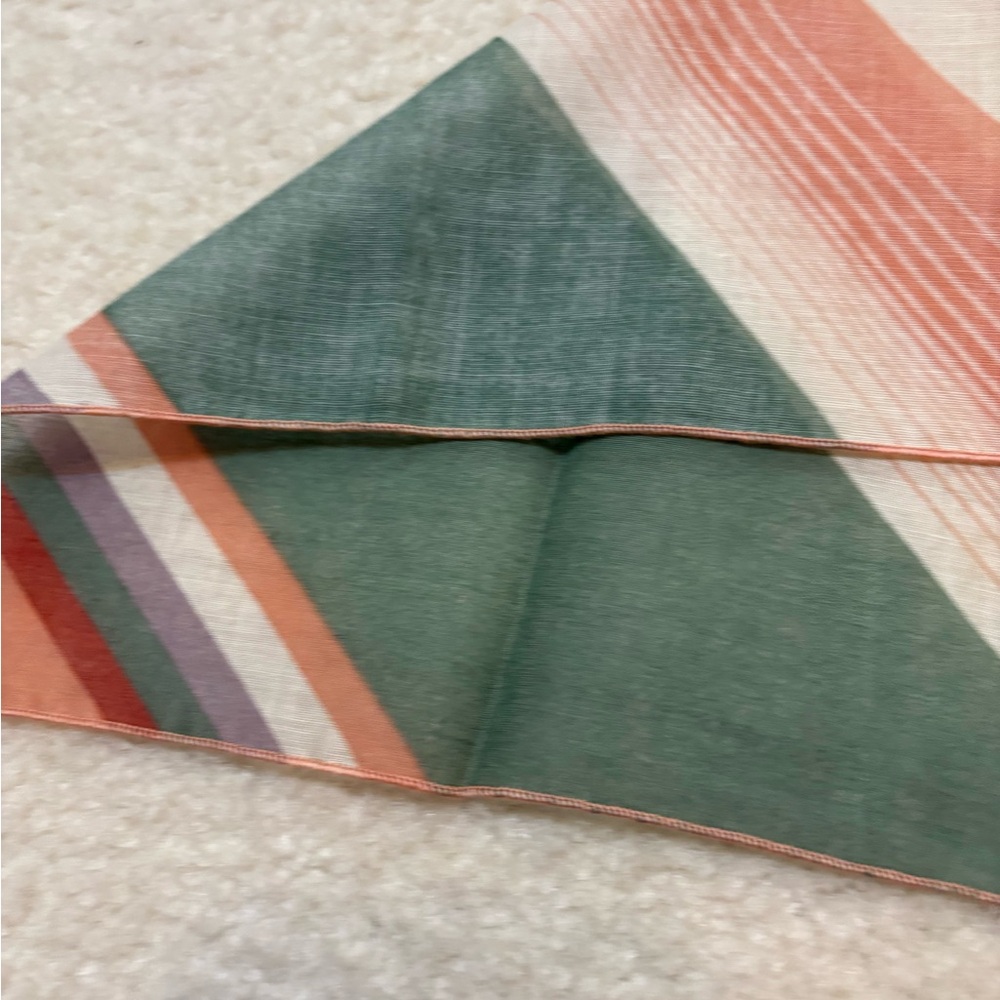 21x21 Plaid Scarf Bandana Vintage Carol Laurie 1970’s Square - Picture 8 of 14